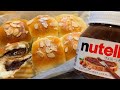 （こね3分）夜仕込み朝焼くだけ☀️ヌテラチョコパン🍫Nutella Chocolate Bread