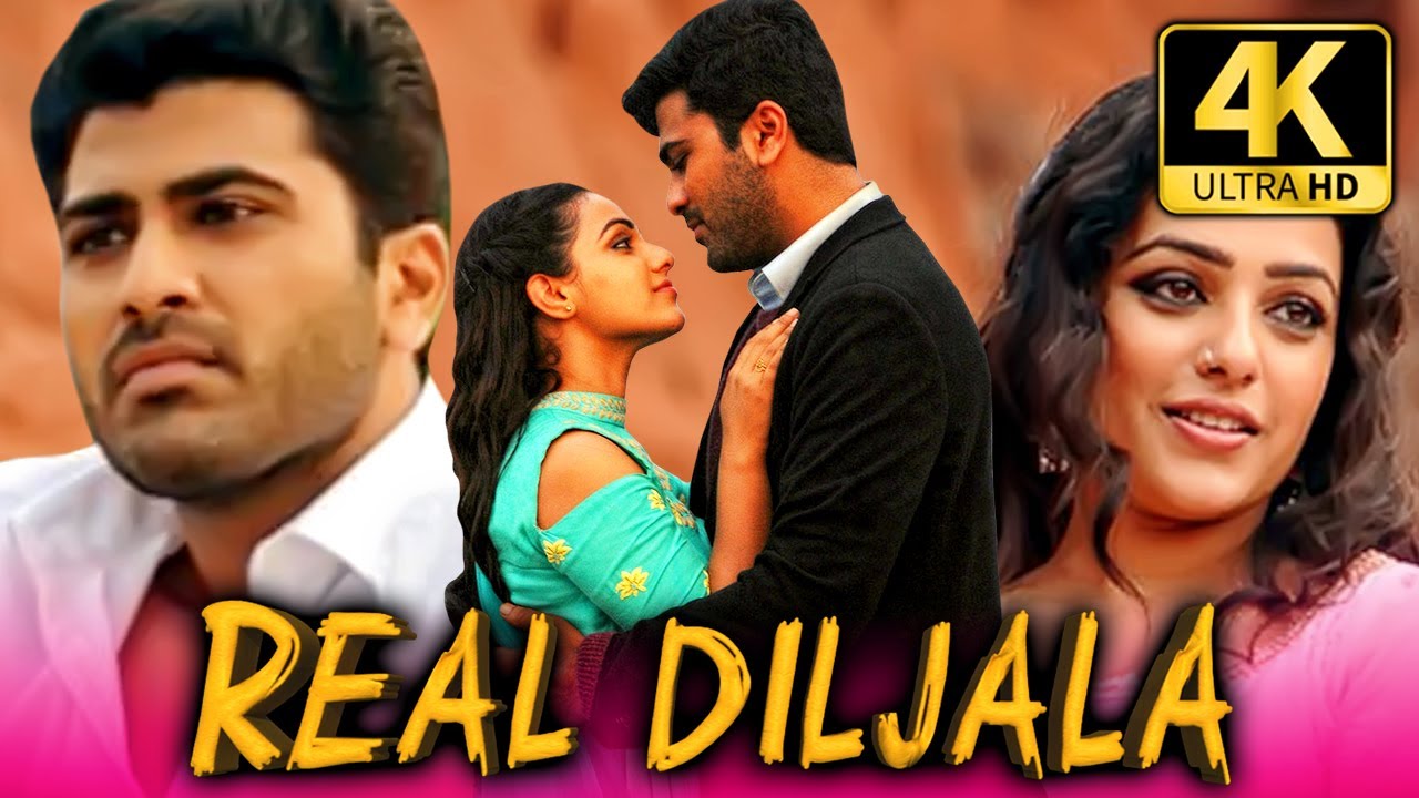 Real Diljala 4K ULTRA HD Romantic Hindi Dubbed Movie  Sharwanand Nithya Menen