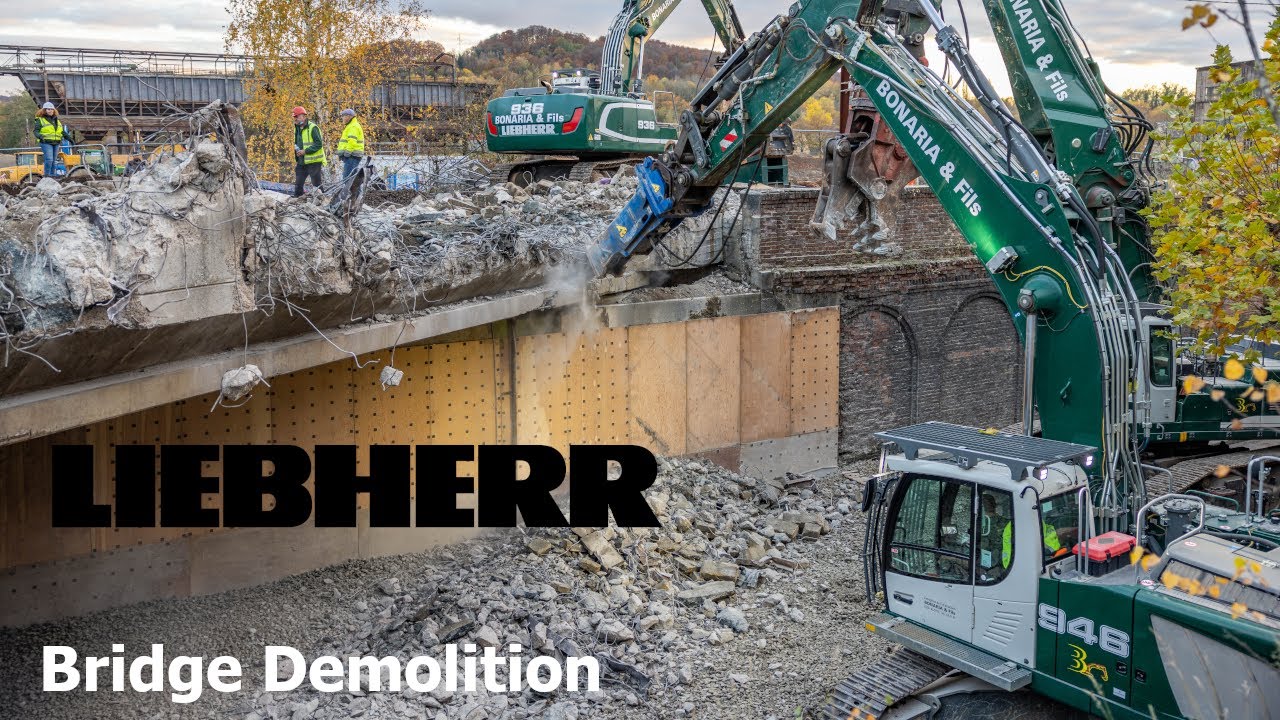 Timelapse Bridge demolition