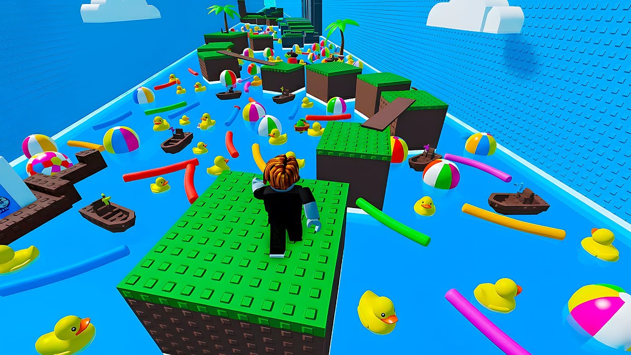 ROBLOX PARKOUR Gameplay No Copyright 4K 60fps | Roblox No Copyright Gameplay | 43
