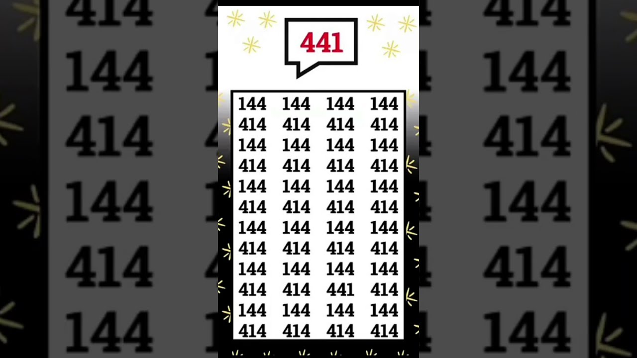 Are You Genius Try This Focus Test 22