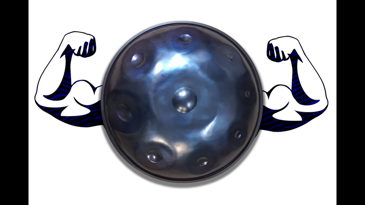 Handpan Overtone D Celtic nitrided 65G 1.5mm