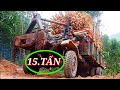 Xe Tải Ben 6 Máy Chở Keo Lên Dốc Cực Khỏe | Tập 4 | Ben 6 truck has a very strong timber machine