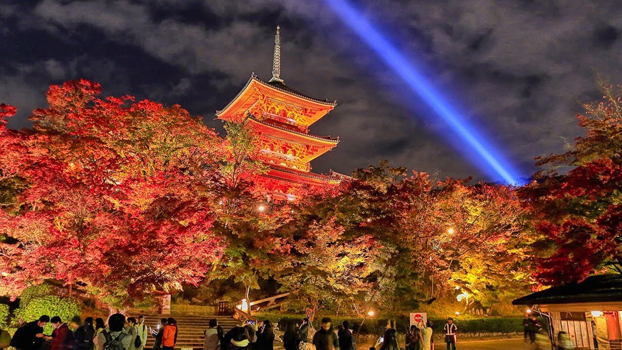 4k Kyoto Night View Timelapse 京都夜景 ー時空の栞ー Youtube