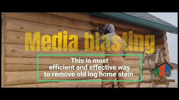 Log Home Restoration Services | Media Blasting, Sanding, and Log Rot Repair