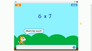 1 minute Math for Kids (Scratch) screenshot 1