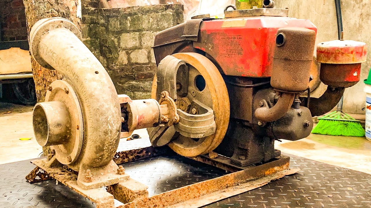 Restore Diesel Engine Like New // Restore Agricultural Irrigation