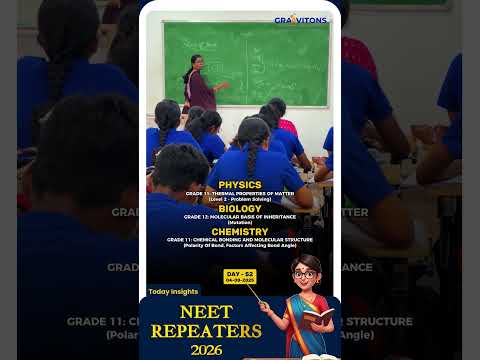 NEET Repeaters Day 52 (04.08.2025)