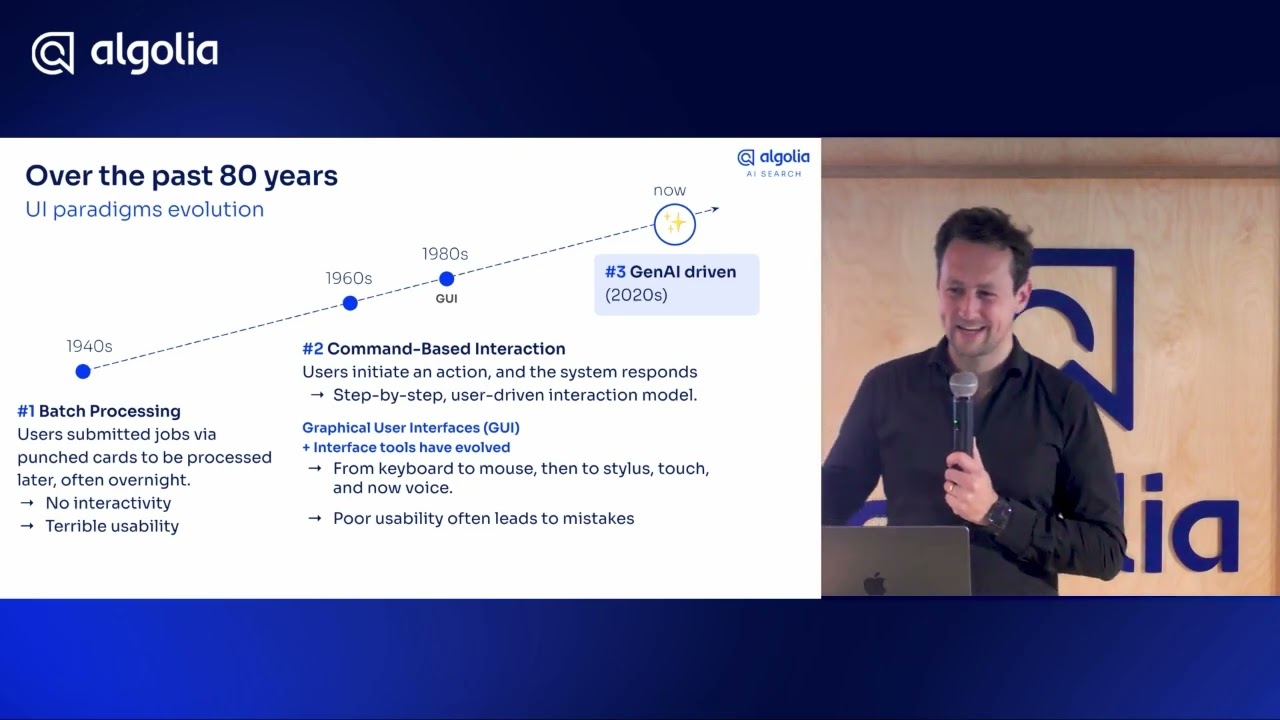 Algolia - UX in the age of GenerativeAI, Making features usable, trusted and used - by Alex Collin