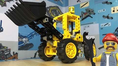 Lego Technic Front End Loader 8828 Speed Build