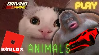 How Different Animals Play Driving Empire (Roblox)