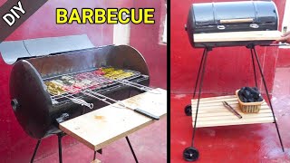 HOW TO BUILD A CHARCOAL GRILL (BOILER BARBECUE) صنع شواية فحم من سخان المياه القديم by Mr b z q 17,468 views 2 years ago 8 minutes, 2 seconds