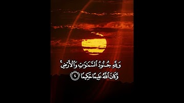 آيات السكينة والطمأنينة 💖 راحة للقلب - سورة الفتح