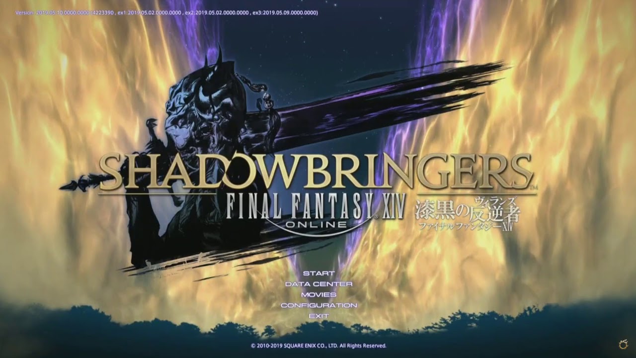 Final Fantasy XIV Shadowbringer Official Login Screen YouTube