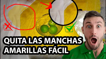 ¿Las manchas amarillas en las axilas son permanentes?