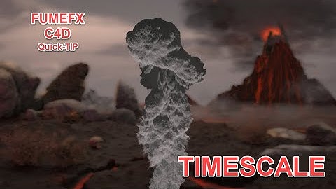 FumeFX Cinema 4D - TimeScale (Freeze Time FX)