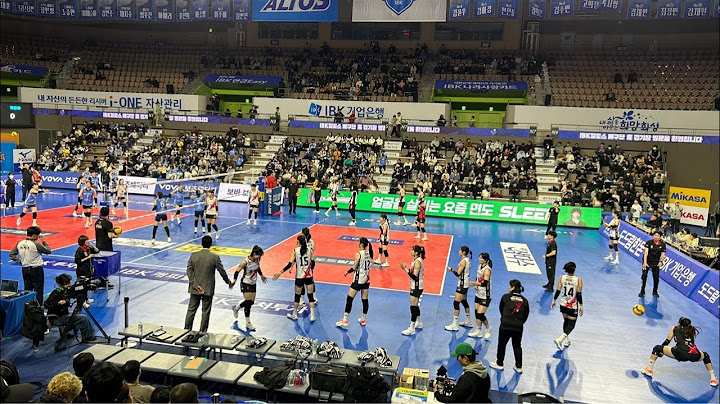 LIVE | 여자배구 kovo IBK기업은행 VS 정관장 | 10연승 가자~