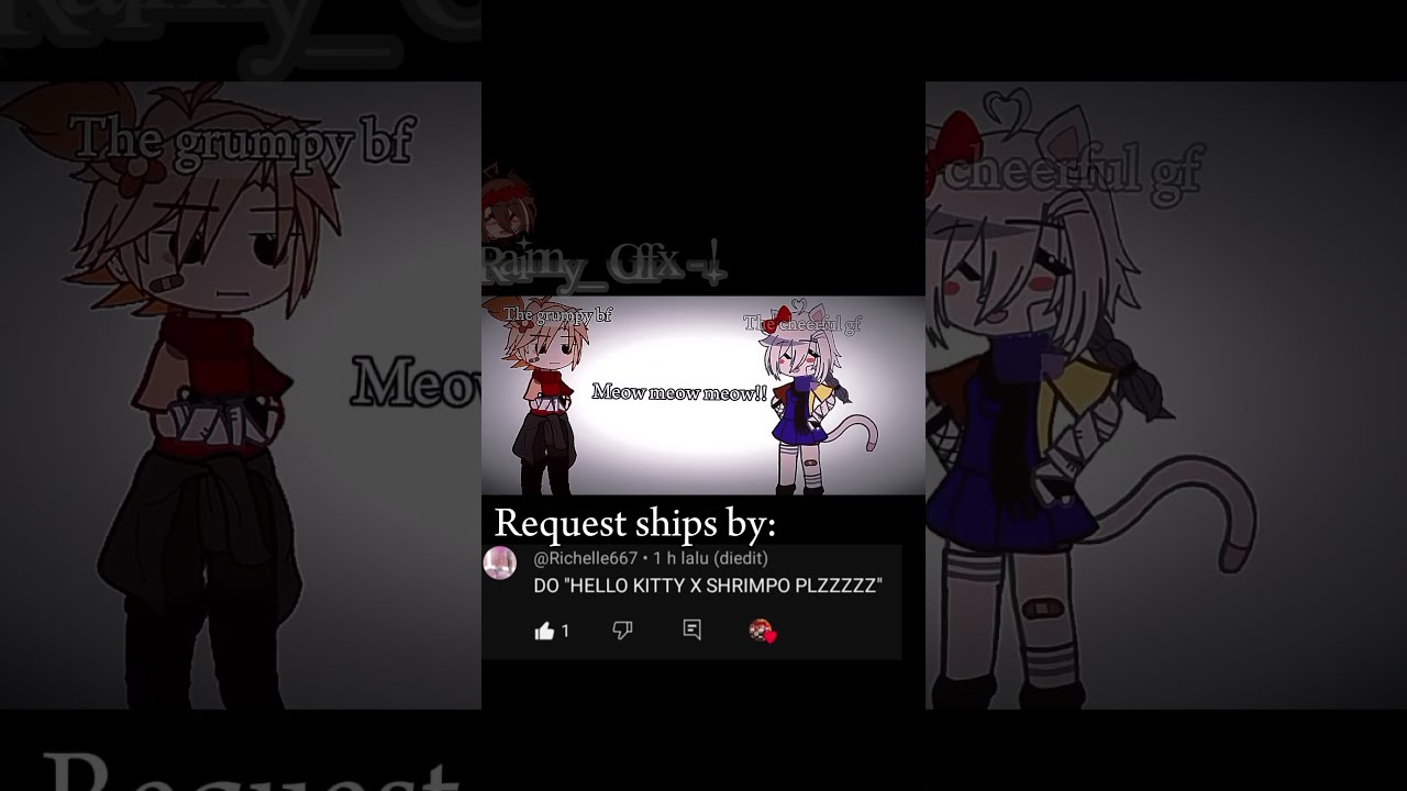 Angrykitty Hello Kitty X Shrimpo Request Ships By Richelle667 Gacha Shorts Fyp 