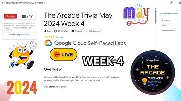 The Arcade Trivia May 2024 Week 4 Quiz Answers #qwiklabs || Lab Solution || Qwiklabs Arcade 2024