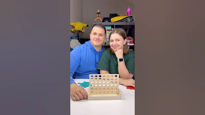 Who’s going to Connect4 first? #couplegame #boardgame #connect4 #competition #funny #gamenight #fun