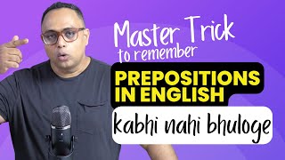 Best Trick To Remember Prepositions In English (In & On) |  Common Mistakes in English Grammar