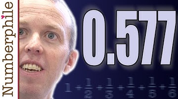 The mystery of 0.577 - Numberphile