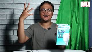 Lampu philips led 19 watt | Tes nyala lampu philips | Lampu philips murah dan bagus - unboxing. 