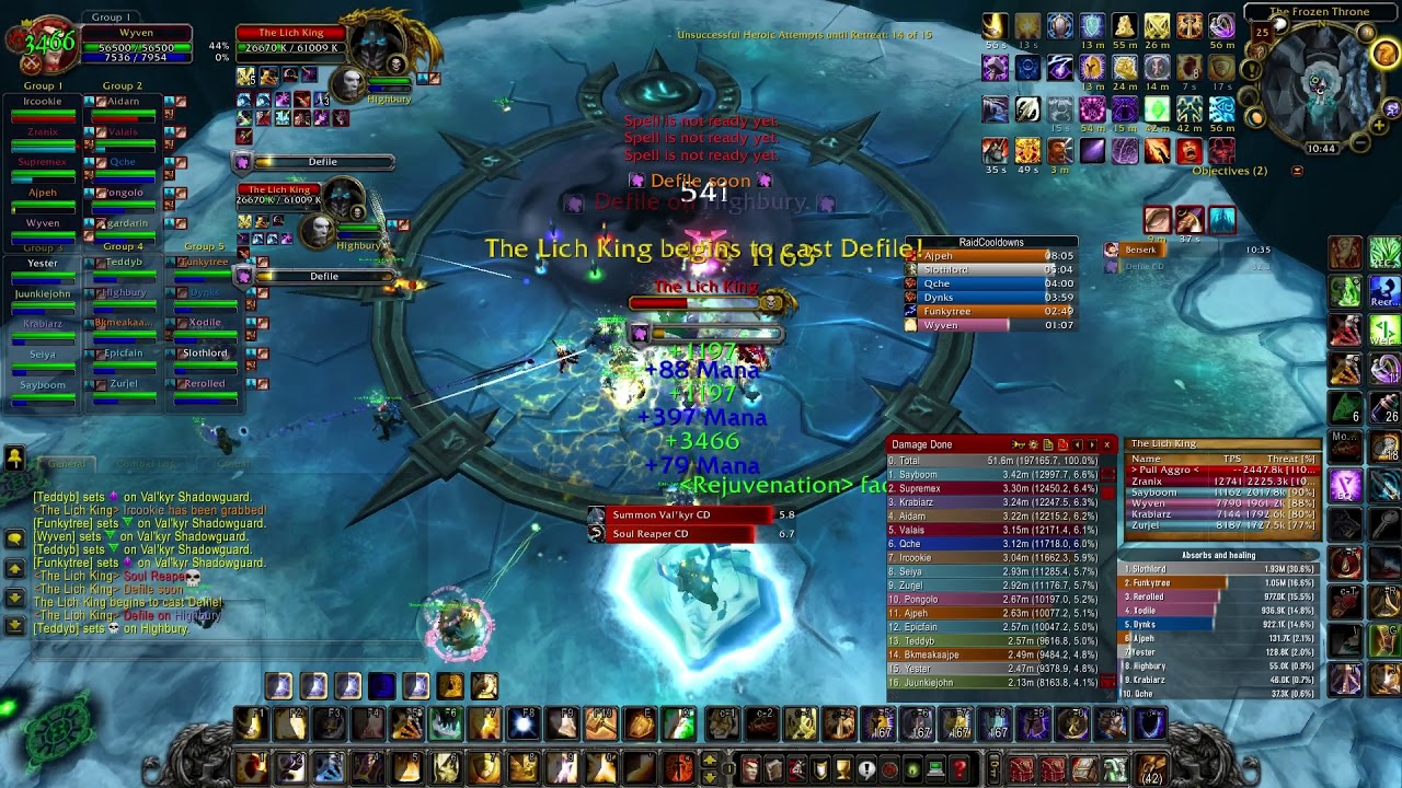 Rise - The Lich King 25 Man Guide - Sunwell Angrathar