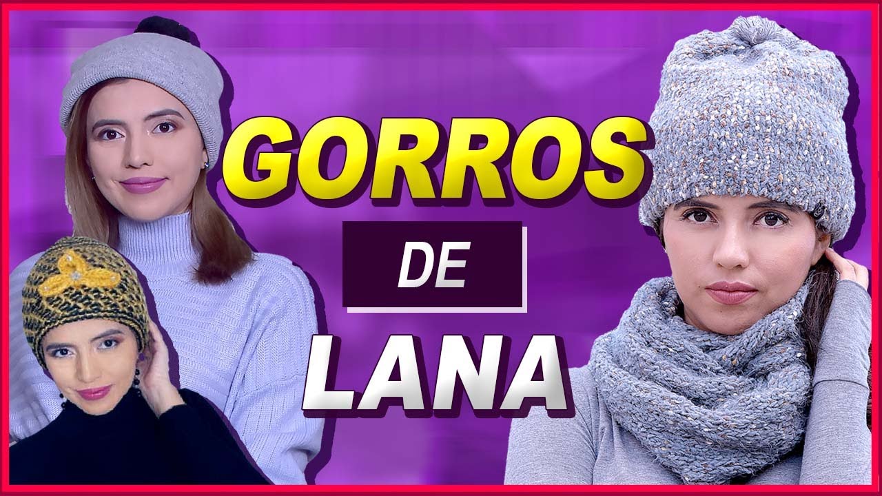 GORROS PARA INVIERNO / Moda 2022 - YouTube