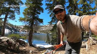 Desolation Wilderness Eagle Falls to Lower Velma Lakes Early May 2021