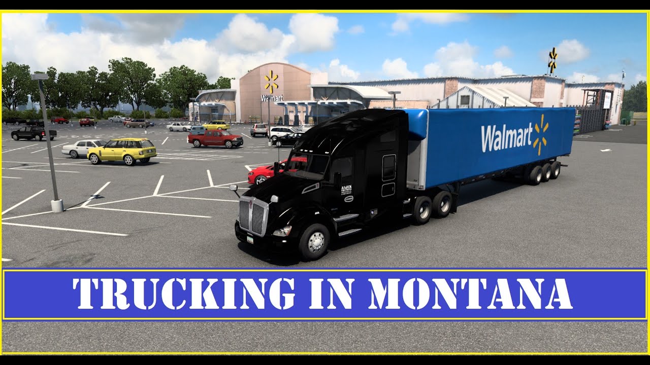 ATS / Trucking In Montana / Miles City to Lewistown MT. / Kenworth T680