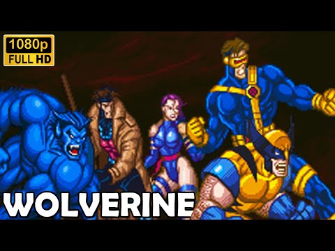 Wolverine Full Playthrough - XMEN Mutant Apocalypse (No Losses 1CC) LongPlay 1 Credit