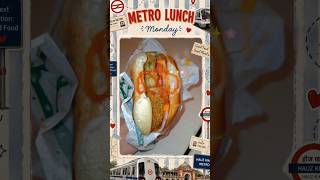 Metro Station Mein Poora Din Kha Liya! 🚇🍔#ytshorts #shorts #foodvlog #metrofood #foodie #foodlover