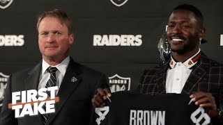 Antonio brown will inevitably become a distraction to the raiders –
tedy bruschi | first take