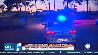 Falso cliente esfaqueia e viola agente imobiliaria