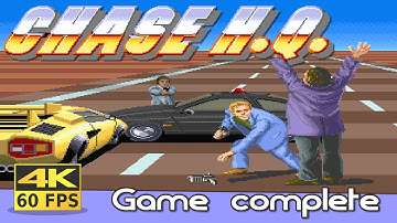 Chase H.Q. (Arcade) Full game 🕹️ 1cc - #retrogaming #4k