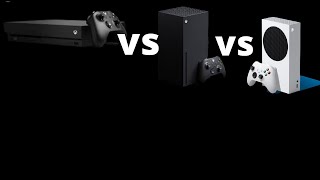 Xbox One X VS Xbox One S vs Xbox One X