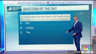 Weather Quiz: At -415 degrees Fahrenheit, what is the coldest location in our solar system? |NBC DFW