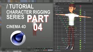 Character Rigging Series in Cinema4D   Arms, Hand, Fingers Part 04 MaqsadAnimSchool