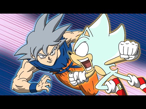 Parody of Super Smash Bros: Vegeta SSJ3 X Super Sonic