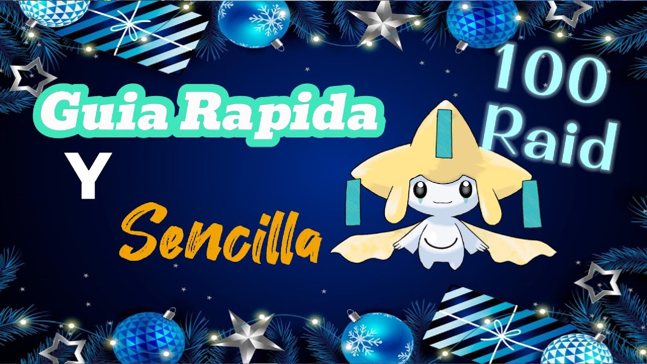 Derrota la RAID 5⭐de JIRACHI nivel 100 - Guía rápida y sencilla POKEMMO