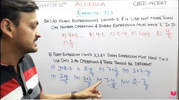 Q6) Ex 11.3 Class 6 Maths Chapter 11 Algebra| Maths Class 6 CBSE NCERT Apni ClassRoom By Deepak
