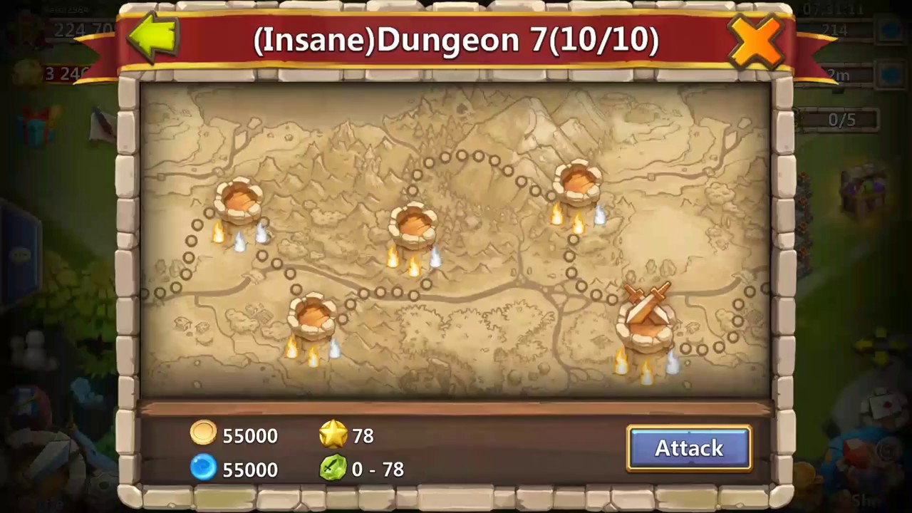 Insane dungeon 7-6 with Anubis.