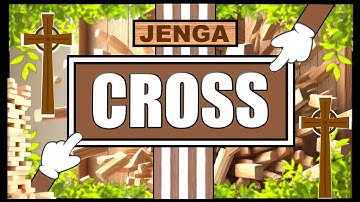 🟢TUMBLING TOWER BLOCKS UNIQUE CROSS DIY🟢JENGA BLOCKS EASTER DECOR CRAFTS🟢CHANGEABLE IDEAS FOR YOU🟢