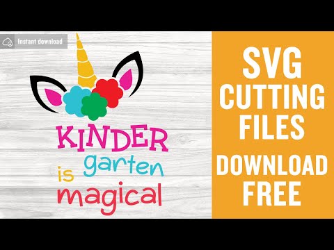 Kindergarten is Magical SVG Free Cutting Files for Cricut