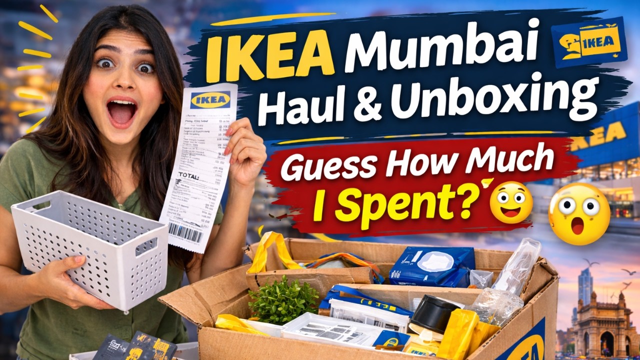 IKEA Mumbai Shopping Haul + Unboxing | Honest Review| Guess how much i Spent ....? at IKEA Mumbai 😱
