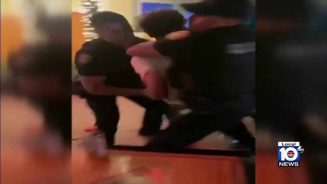 Police takedown in Miami Beach