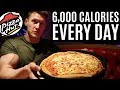 EATING 6,000 CALORIES EVERY DAY | IIFYM Full Day of Eating