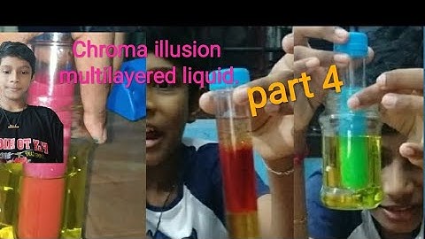 Ultimate science kit chroma illusion and multilayered liquid part 4