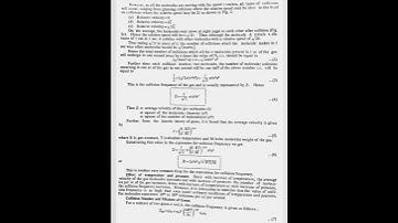 Collision Number & Collision Frequency [physical chemistry]